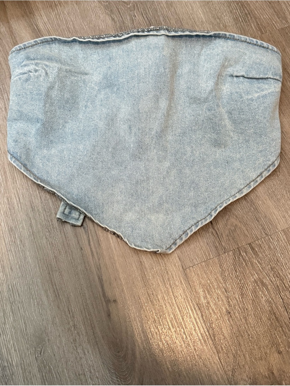 Denim Bandana Crop top Size Medium